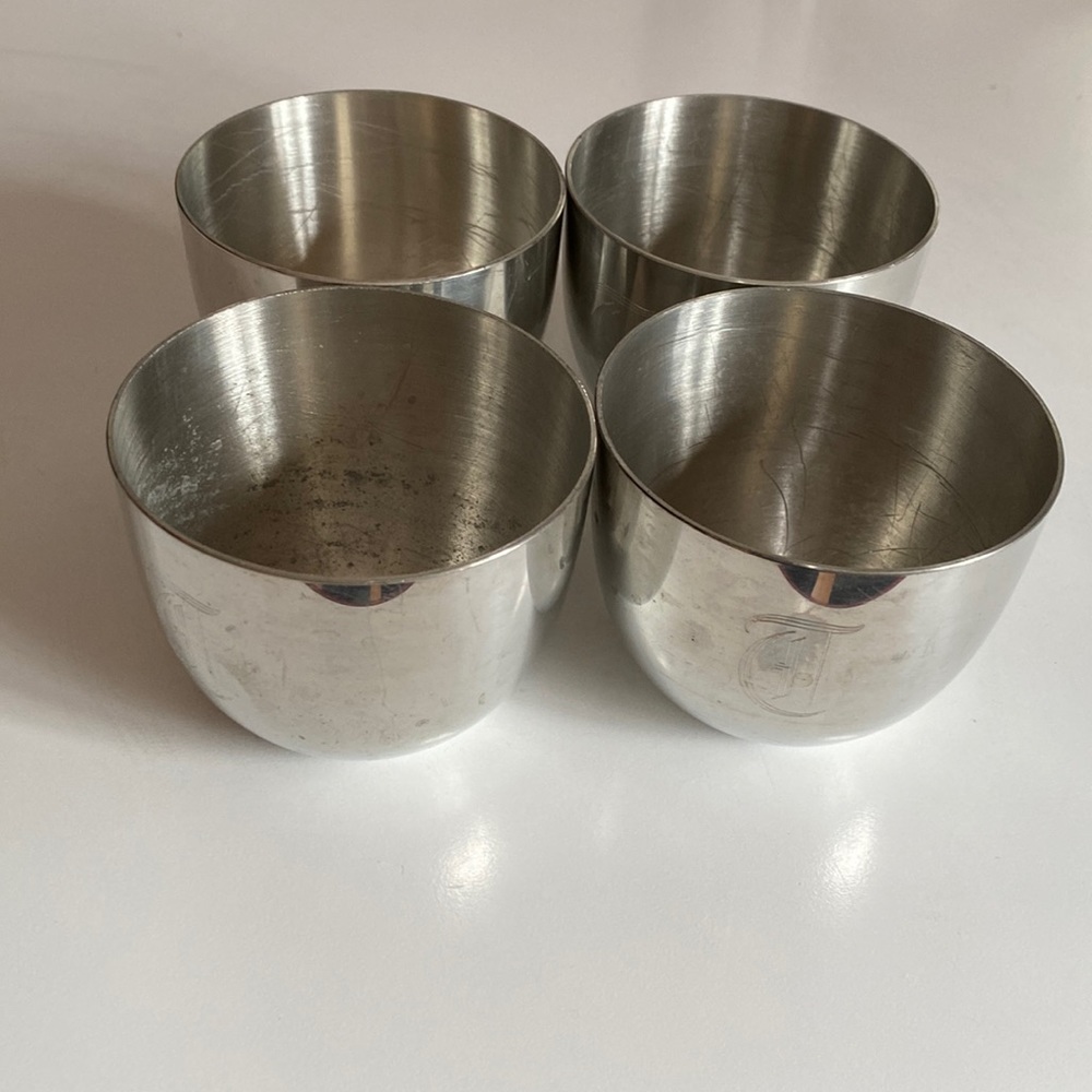 Four Jefferson Cups by Stieff